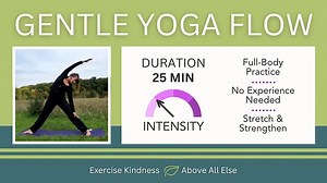 25 Minute Gentle Yoga Flow for Beginners | Full Body Stretch & Strengthen