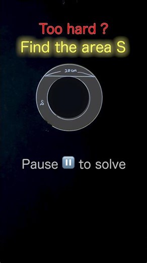 Can you solve this? #18 🧠Let me know your answer in the comments! #math #geometry #asmr #christmas