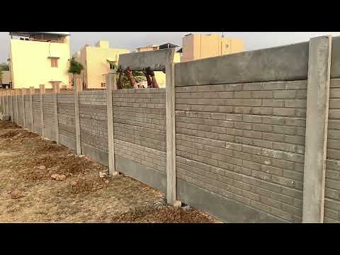 Precast Compound Wall Installation