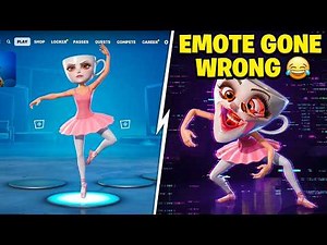 I Tested Ballerina Cappuccina vs GLITCHED Built-In Emotes in Fortnite! 😂
