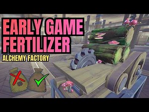 Early Game Advanced Fertilizer Guide and Blueprints | Alchemy Factory