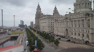 Let's take a look through an award winning window with a view... The view from The museum of Liverpool....wow! | BBC Lancashire