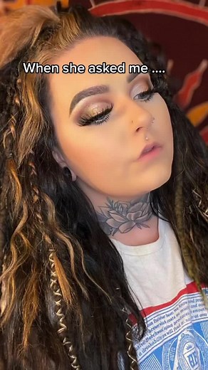 When she asked me to make these Dreads 🤎 #makeup #hair #loctok #transformation