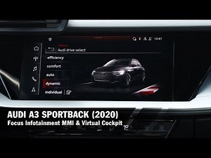 Audi A3 2020 | Focus MMI Infotainment System & Virtual Cockpit (ENG SUBS)
