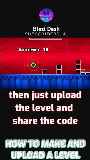 how to upload a level #geometrydash #tutorial