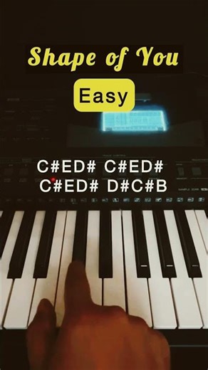 Shape of You Piano | Easy Tutorial in 30 Seconds 🎼
