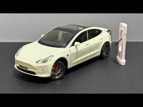 Unboxing Tesla Model 3 1:24 Scale | Diecast Model Cars