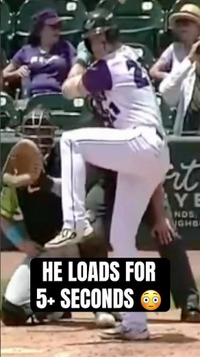 longest leg kick in baseball history..