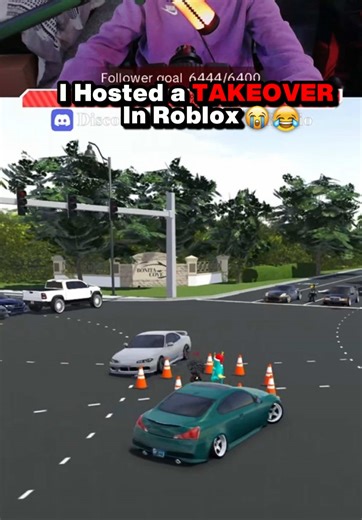 What the rari doin in the pit yo🔥😭 #roblox #funny #streamclips #takeover #drift