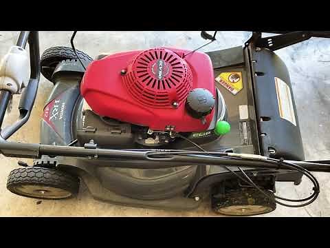 Installing blades on a Honda Lawn Mower