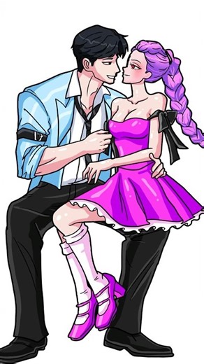 KPOP DEMON HUNTERS Sticker Gentle Man Jinu and He Wife Rumi | Sticker Book DIY