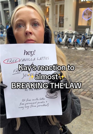 She was so excited until she realized she was breaking the law! 😅😭 backstory ::: Kay had an idea that she was going to hang up fliers for the hey nu pop up that we are doing, but after getting everything ready she looked up if she was allowed to do that and learned that it’s actually illegal, then this was her reaction! 😂 Either way, I think she is going to have a great time! 😂❤️ #kayandtayofficial #couples #relationships #pregnant #postpartum