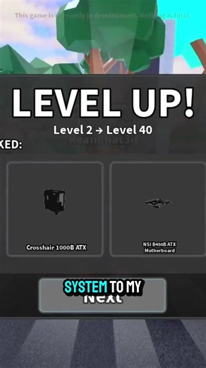 DAY 69 OF MAKING A ROBLOX GAMING PC BUILDING SIMULATOR #roblox #gaming #fyp #xyzbca #tiktok