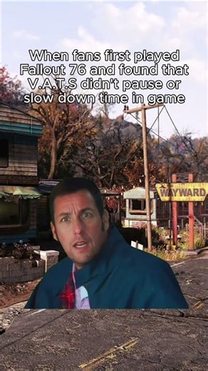 V.A.T.S doesn't slow down time #fallout #memes #shorts #falloutmemes