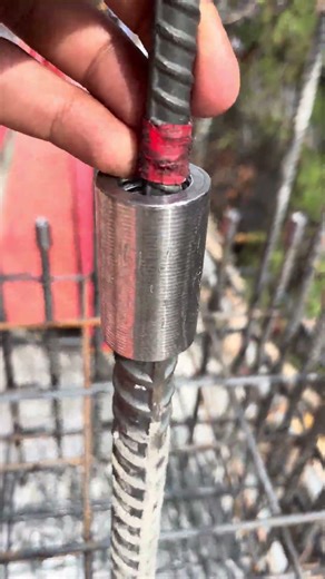 Technical inspection column coupler deep #construction #shorts #building #civilengineering