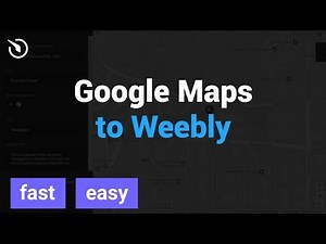 How to add Google Maps to Weebly - Store Locator