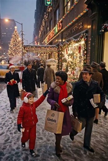 1970s new york people christmas