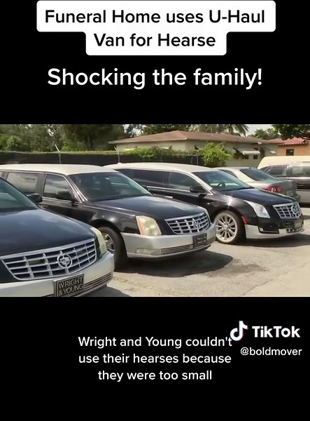 Do you know where your U-Haul was before you got it? Funeral home uses U-Haul van for a hearse shocking the family! Tommy was overweight and didnt fit into a normal hearse but this funeral homes straight disrespected this man and his family. ##uhaul##uhaulfail##funeral##shockingnews##viralnews##tiktoknews##unbelievable##foryou##moving##movingtruck##movingday##movingvan##hearse##movingsucks##overweight##viraltiktok