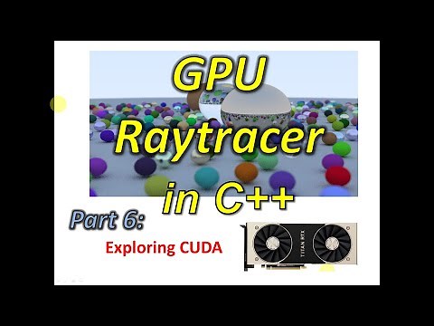 GPU Raytracer in C++ Part 6: Exploring CUDA