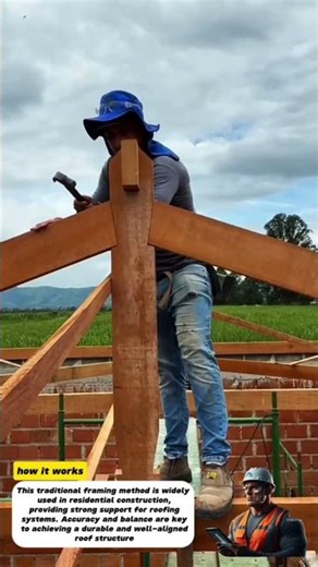 Roof Truss Assembly with Precision Hammering Technique