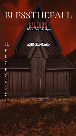 blessthefall Gallows Album Songs Ranking