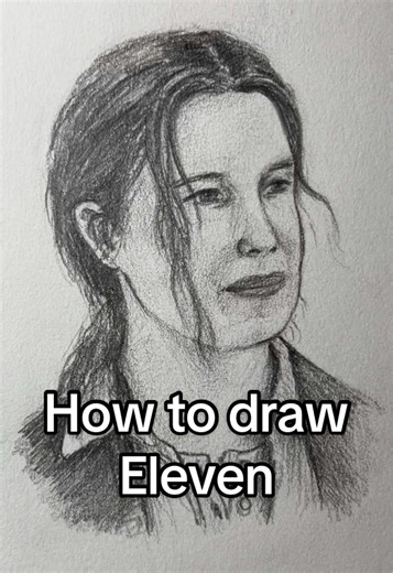 How to draw Eleven from Stranger Things! #art #strangerthings #eleven #strangerthings5 #drawing how to draw stranger things art drawing tutorial