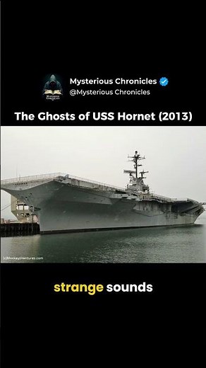 The Ghosts of USS Hornet 2013: Haunting Evidence Caught on Camera #history #scary #ghost #ytshorts