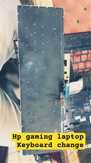 Hp gaming 💻 keyboard change @lifeafter4988
