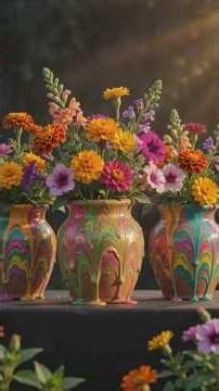 I Poured Paint Over a Plain Terracotta Pot and the Result Is Absolutely Insane