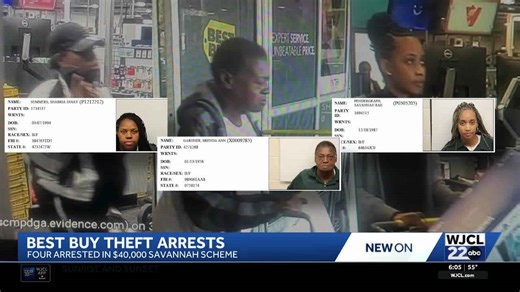 Four arrested in Savannah Best Buy theft; employee pushes back against allegations
