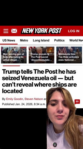 50 millones de barriles de petróleo Venezolanos ya estarían en USA siendo refinados. #freeVenezuela #venezuelaLibre #trump #mcm #venezolanosenusa