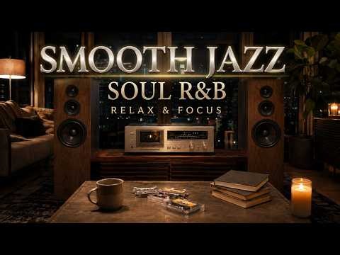 Smooth Jazz & Soul R&B 24/7 – Midnight Jazz Lounge | Relaxing & focus Instrumental Vibes