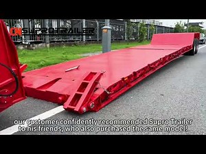 Supro detachable gooseneck trailer, proven after a year of use, purchased by a customer’s friend.