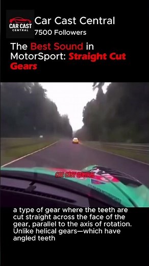 The Symphony of Straight Cut Gears