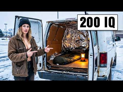 How Do Homeless Van Dwellers Stay Warm All Winter With Just $20? | Documentary 2026