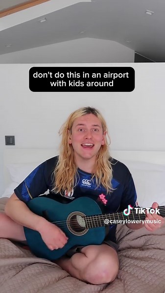 Casey Lowery (@caseylowerymusic) - Guy Doing Backflip at the Airport