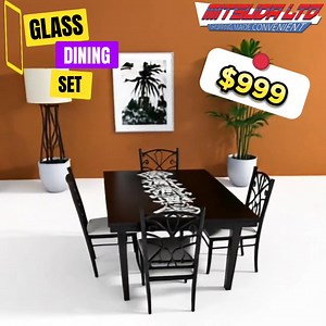 15K views · 77 reactions | That's RIGHT! It's ONLY $999!勞 We're talking about a 5 piece elegant glass dining set, the perfect centerpiece designed for a room full of good memories and good food!  You should check out yhe furniture department at our Longdenville location and have a look for yourself! ✅️✅️✅️ #savewithmitsuda #dontmissitdontloseit #FollowMitsuda #stealofadeal #nicetoobad #StylishLiving #diningset #glass | Mitsuda Superstore Limited | Facebook