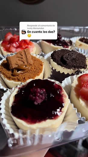 Deliciosos Mini Cheesecakes a 30 Pesos en Michoacán