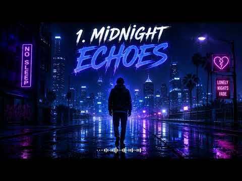 Midnight Echoes | Emotional AI Afrobeat Song (Official Lyric Video)