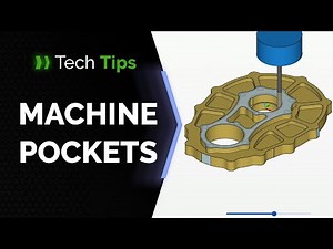 How to Machine Pockets with Onshape CAM Studio - Tech Tip