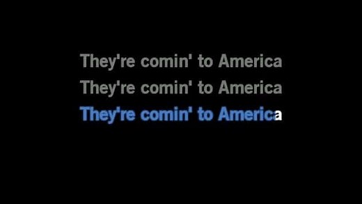 Karaoke America (live in America) - Neil Diamond - CDG, MP4, KFN - Karaoke Version