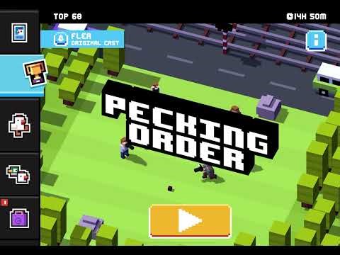 Crossy Road crash cart high score
