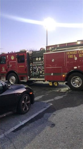 Howard County Fire and Rescue engine 82 cleared from a BMW fire (11/10/25)
