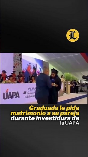 Graduate proposes to her partner during UAPA investiture