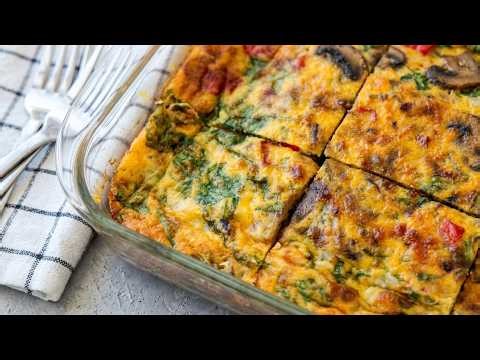 Easy Cottage Cheese Egg Bake (High-Protein Breakfast Casserole)