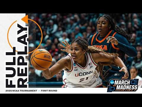 UConn vs. USTA: 2026 NCAA women's first round | FULL REPLAY