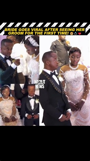 Bride Goes Viral After Seeing Her Groom For The First Time!