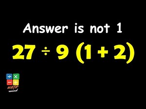 Most People Get This Simple Math Question Wrong!