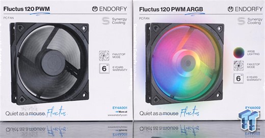 ENDORFY Fluctus 120 PWM and Fluctus 120 PWM ARGB Cooling Fans Review