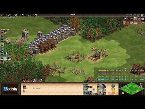 Voobly AOE2 1.6: BF Lord, 4 vs 4 team game